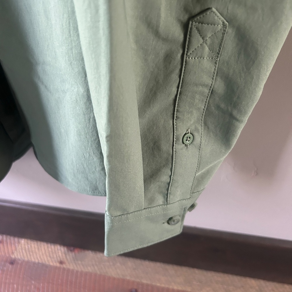 Patagonia Men's Size XXL Button Down Green Long Sleeve Shirt NWOT - Picture 6 of 10